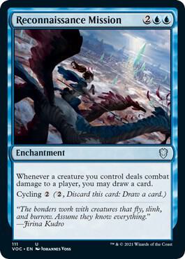 Reconnaissance Mission 111 card from Commander: Innistrad: Crimson Vow