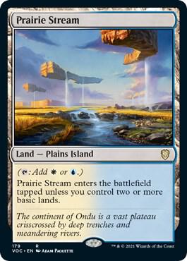 Prairie Stream 179 card from Commander: Innistrad: Crimson Vow