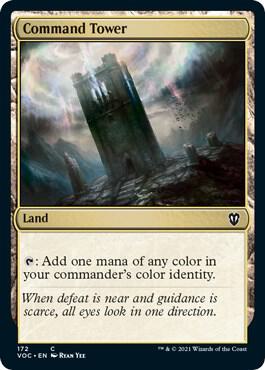 Command Tower 172 card from Commander: Innistrad: Crimson Vow