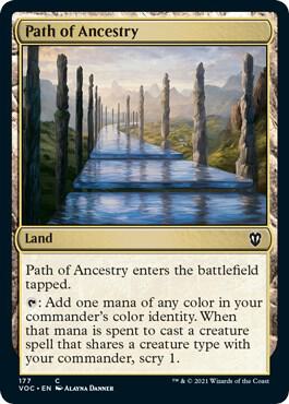 Path of Ancestry 177 card from Commander: Innistrad: Crimson Vow
