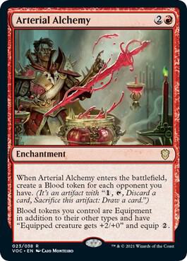 Arterial Alchemy 23 card from Commander: Innistrad: Crimson Vow