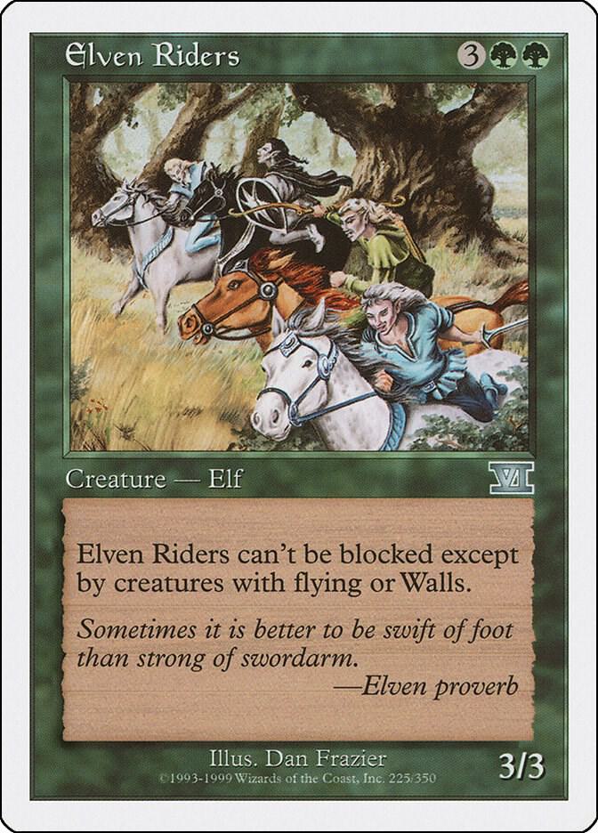 Elven Riders 225 card from Classic Sixth Edition
