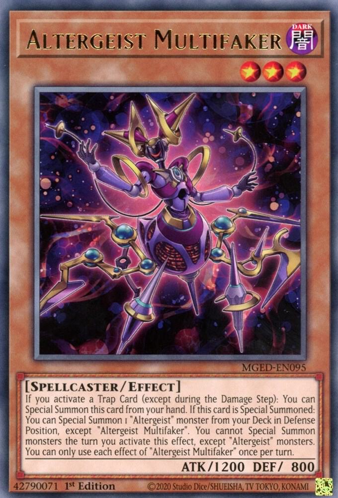 Altergeist Multifaker MGED-EN095 card from Maximum Gold: El Dorado