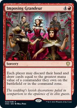 Imposing Grandeur 24 card from Commander: Innistrad: Crimson Vow