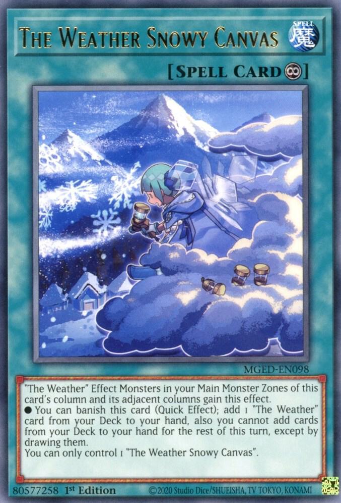 The Weather Snowy Canvas MGED-EN098 card from Maximum Gold: El Dorado