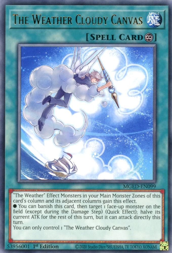 The Weather Cloudy Canvas MGED-EN099 card from Maximum Gold: El Dorado