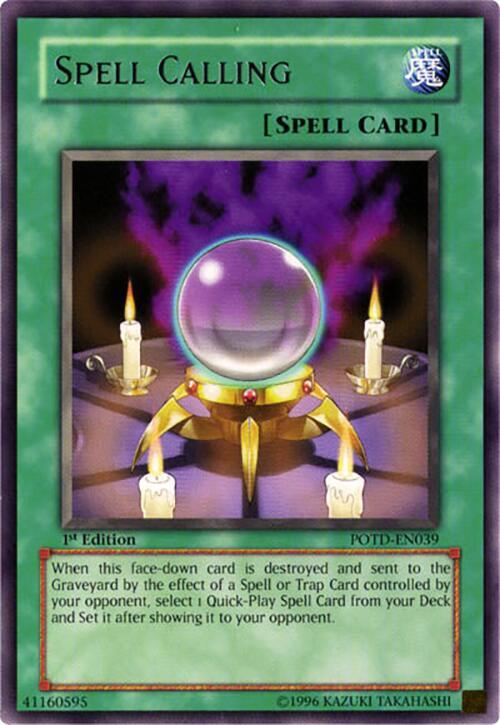 Spell Calling POTD-EN039 card from Power of the Duelist