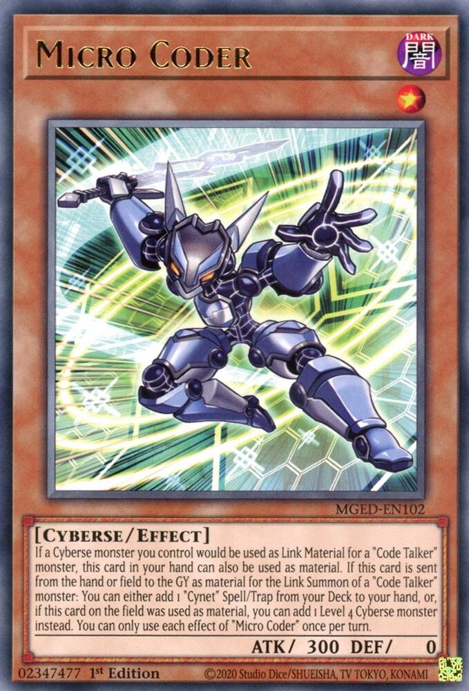 Micro Coder MGED-EN102 card from Maximum Gold: El Dorado