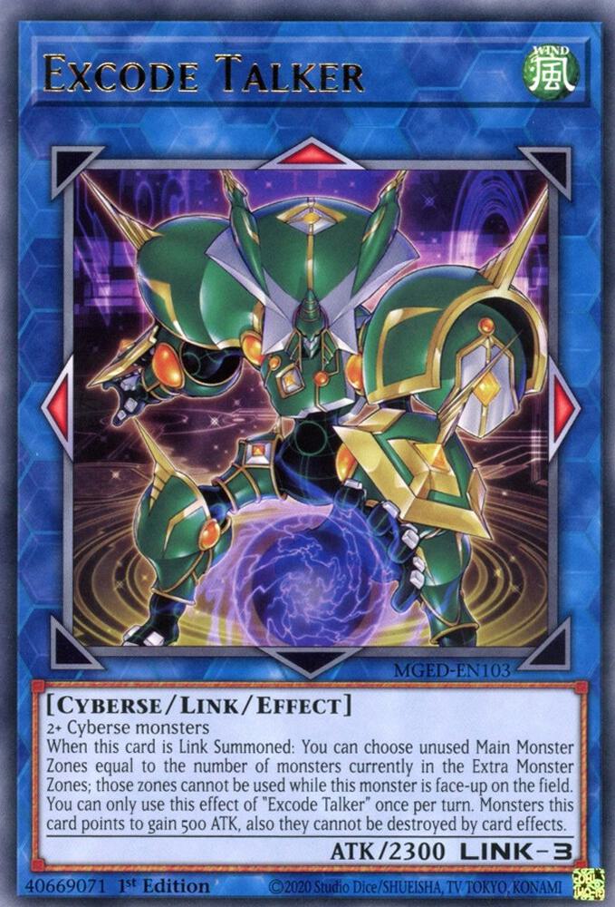 Excode Talker MGED-EN103 card from Maximum Gold: El Dorado