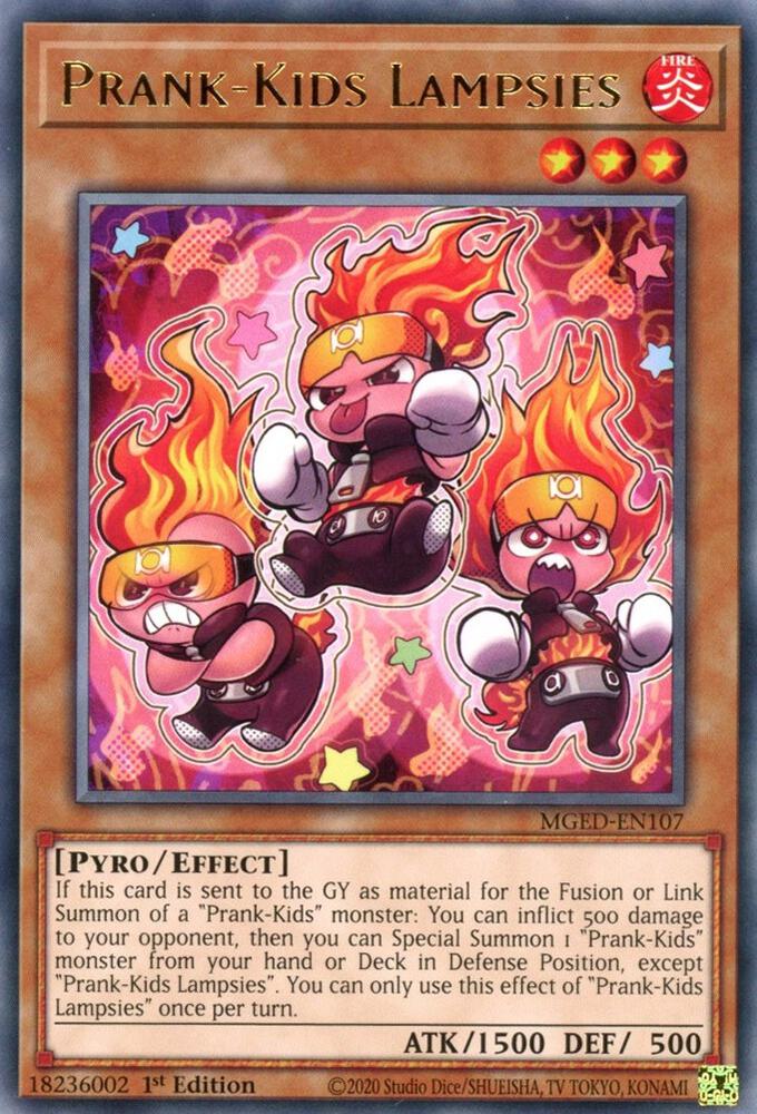 Prank-Kids Lampsies MGED-EN107 card from Maximum Gold: El Dorado