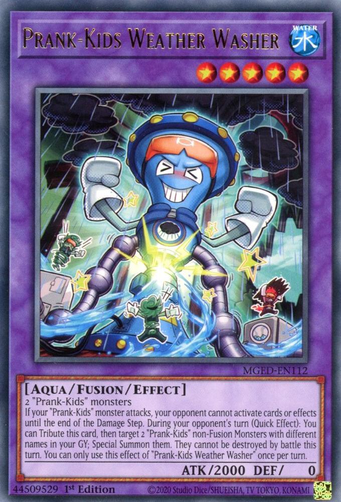 Prank-Kids Weather Washer MGED-EN112 card from Maximum Gold: El Dorado