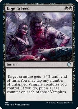 Urge to Feed 139 card from Commander: Innistrad: Crimson Vow