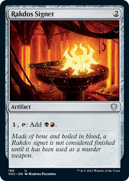 Rakdos Signet 166 card from Commander: Innistrad: Crimson Vow