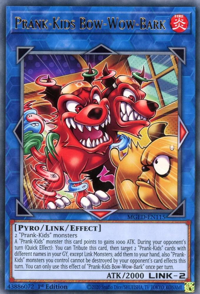 Prank-Kids Bow-Wow-Bark MGED-EN115 card from Maximum Gold: El Dorado