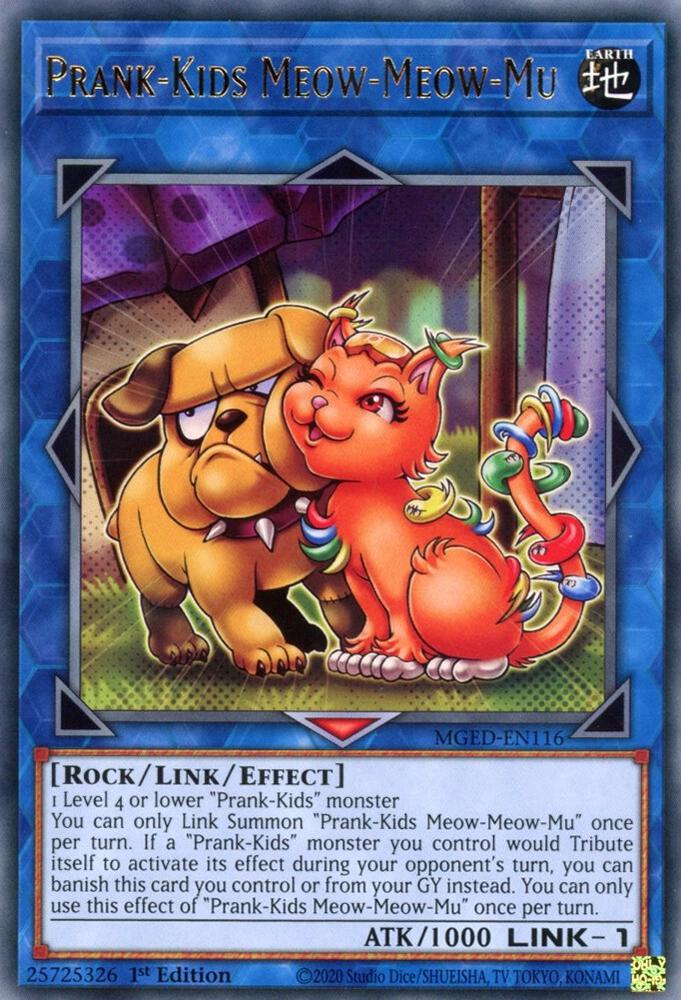 Prank-Kids Meow-Meow-Mu MGED-EN116 card from Maximum Gold: El Dorado
