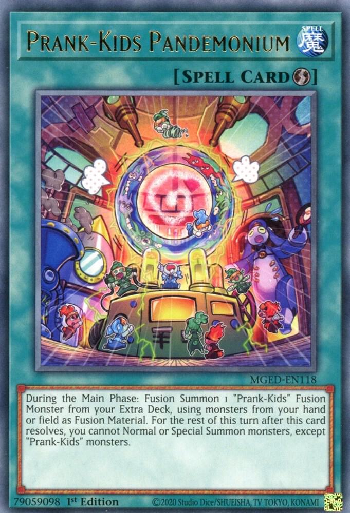Prank-Kids Pandemonium MGED-EN118 card from Maximum Gold: El Dorado