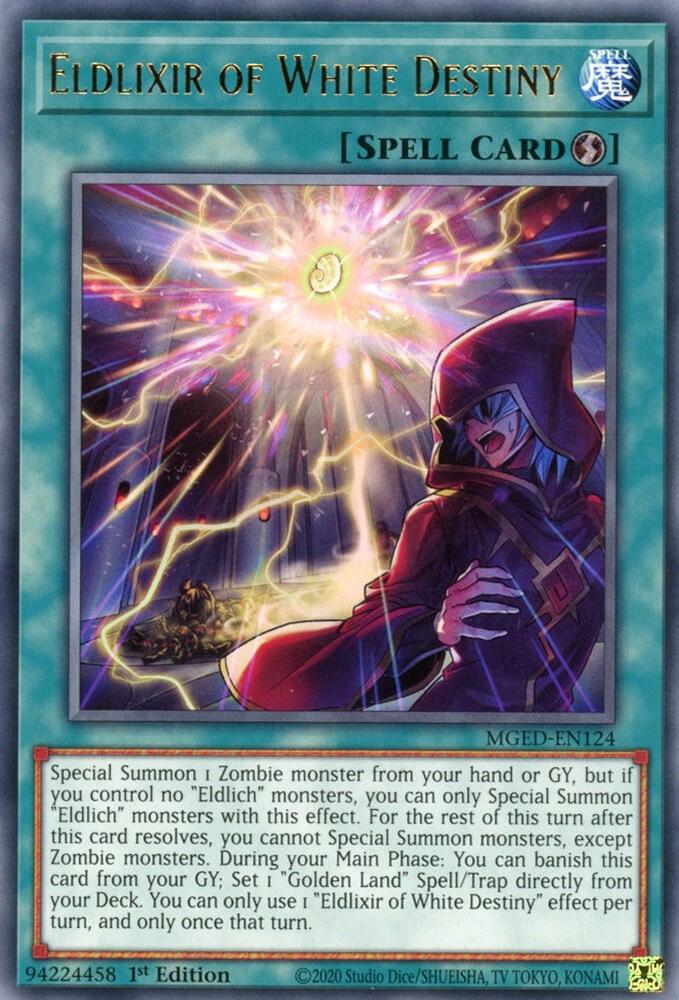 Eldlixir of White Destiny MGED-EN124 card from Maximum Gold: El Dorado