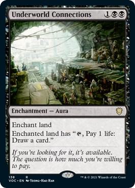 Underworld Connections 138 card from Commander: Innistrad: Crimson Vow