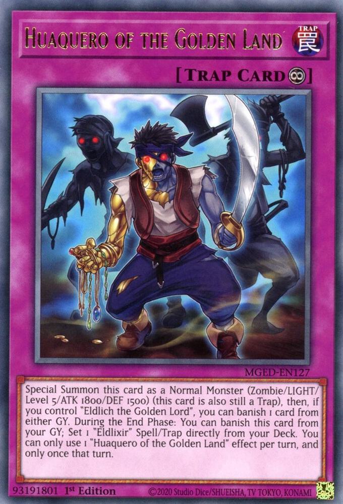 Huaquero of the Golden Land MGED-EN127 card from Maximum Gold: El Dorado