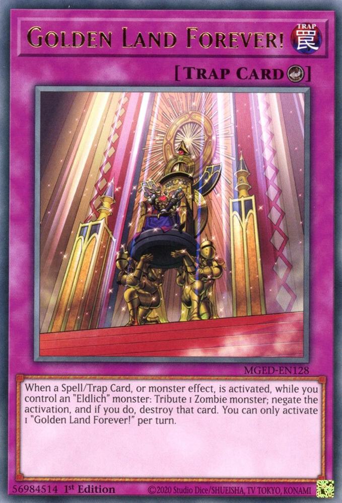 Golden Land Forever! MGED-EN128 card from Maximum Gold: El Dorado