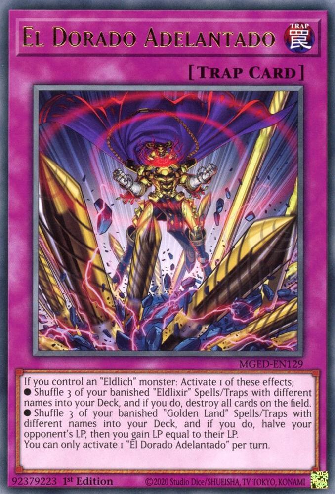 El Dorado Adelantado MGED-EN129 card from Maximum Gold: El Dorado