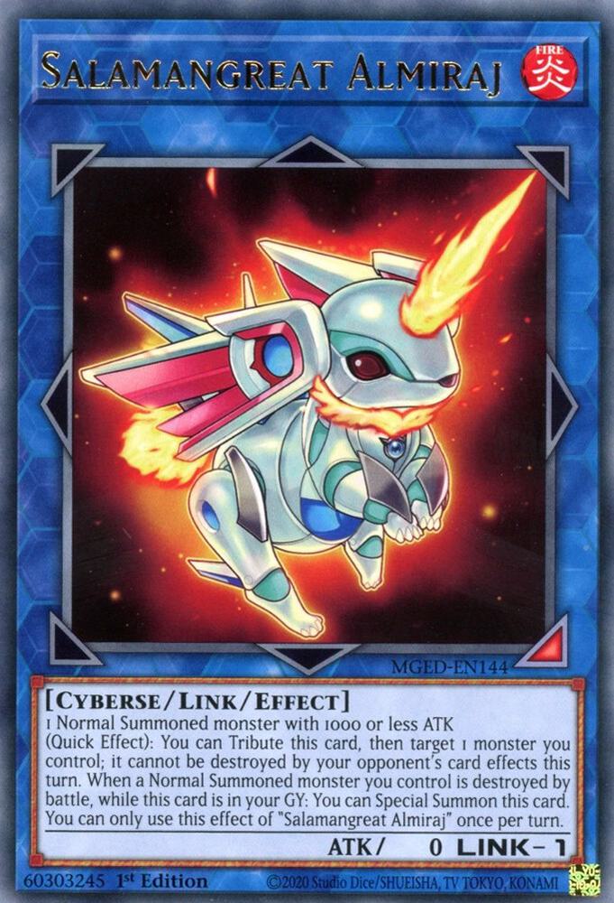 Salamangreat Almiraj MGED-EN144 card from Maximum Gold: El Dorado