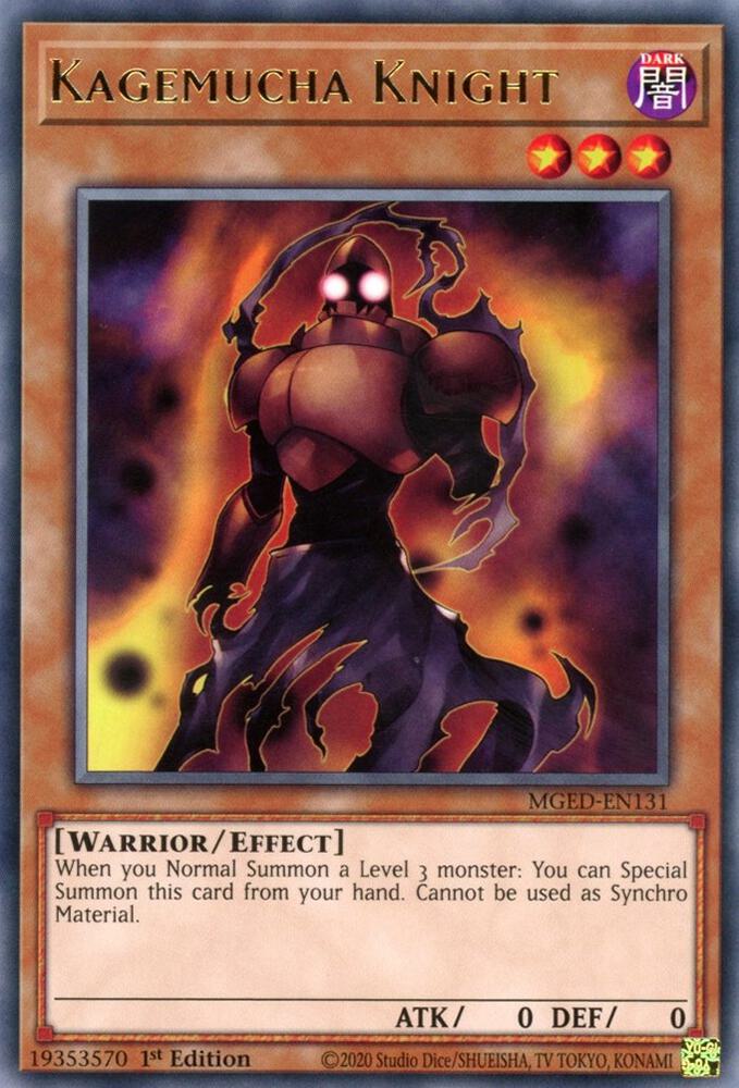 Kagemucha Knight MGED-EN131 card from Maximum Gold: El Dorado
