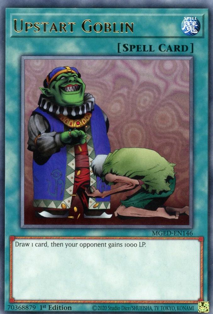 Upstart Goblin MGED-EN146 card from Maximum Gold: El Dorado