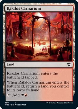 Rakdos Carnarium 180 card from Commander: Innistrad: Crimson Vow