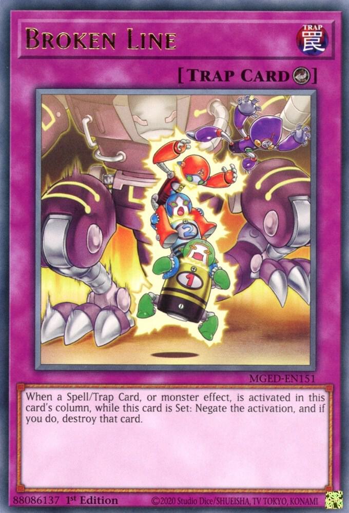 Broken Line MGED-EN151 card from Maximum Gold: El Dorado
