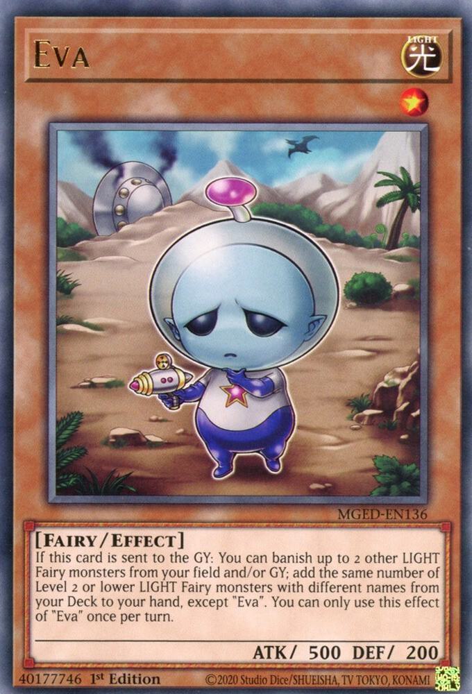 Eva MGED-EN136 card from Maximum Gold: El Dorado