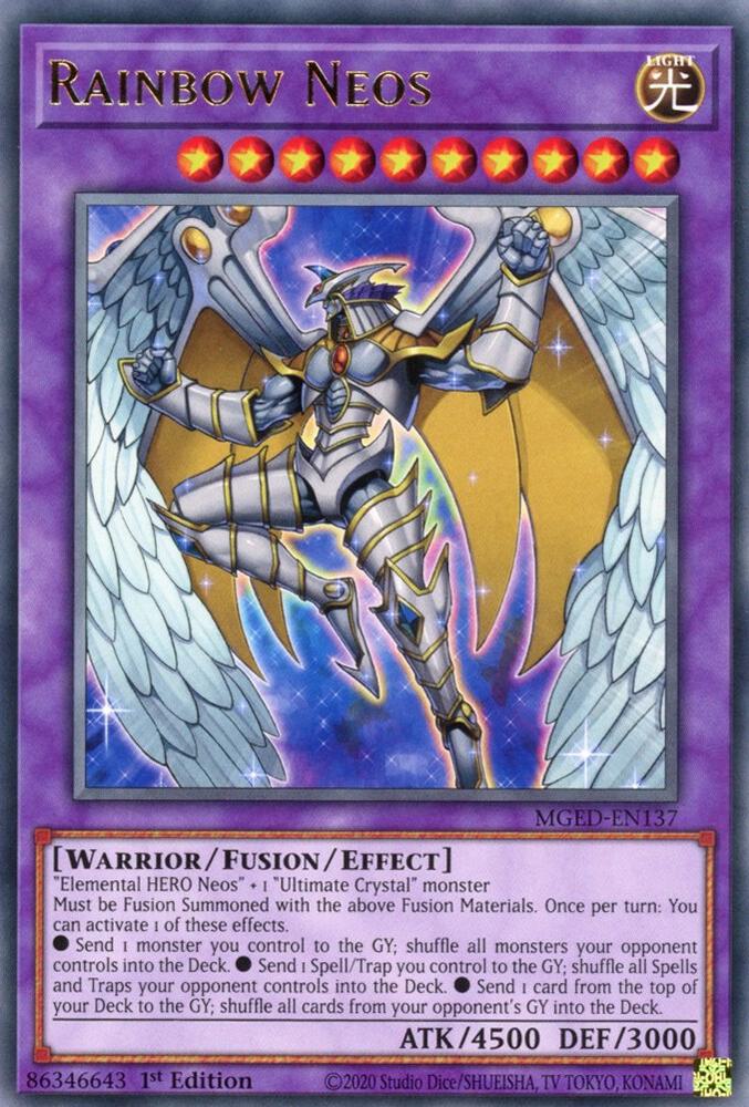 Rainbow Neos MGED-EN137 card from Maximum Gold: El Dorado