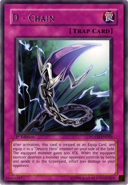 D - Chain POTD-EN050 card from Power of the Duelist