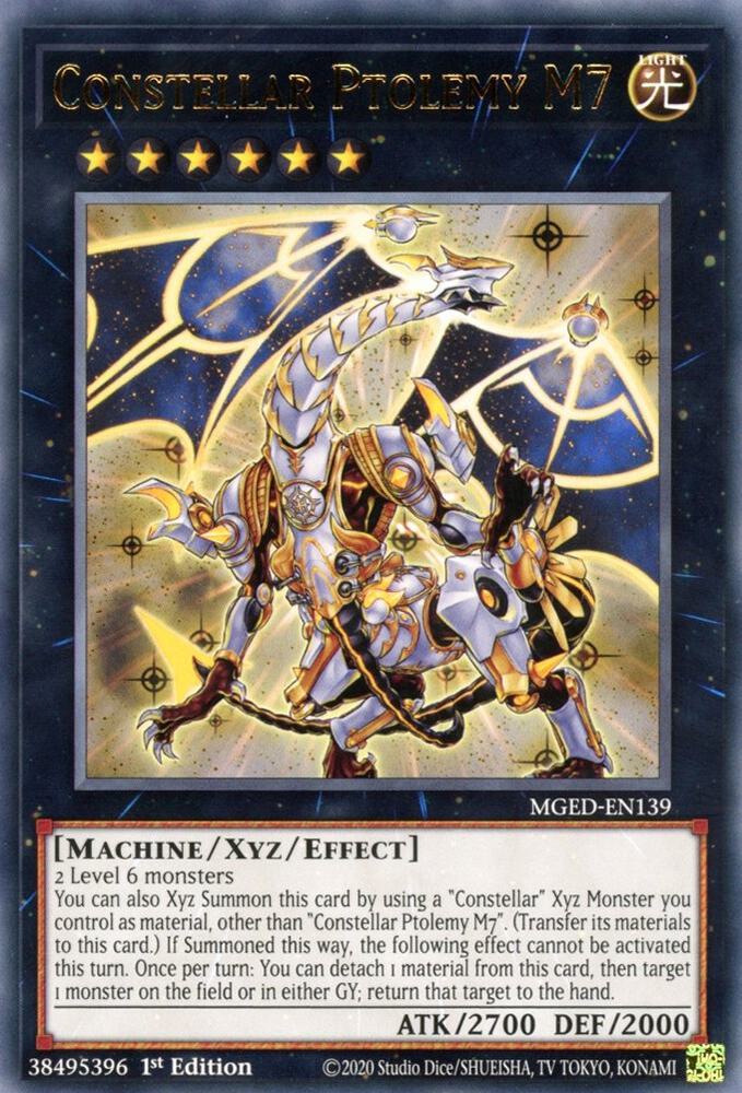 Constellar Ptolemy M7 MGED-EN139 card from Maximum Gold: El Dorado