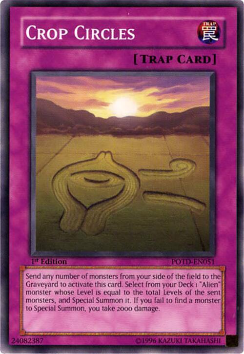 Crop Circles POTD-EN051 card from Power of the Duelist