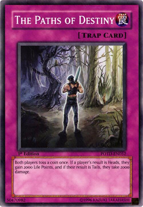 The Paths of Destiny POTD-EN052 card from Power of the Duelist