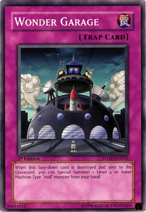 Wonder Garage POTD-EN055 card from Power of the Duelist