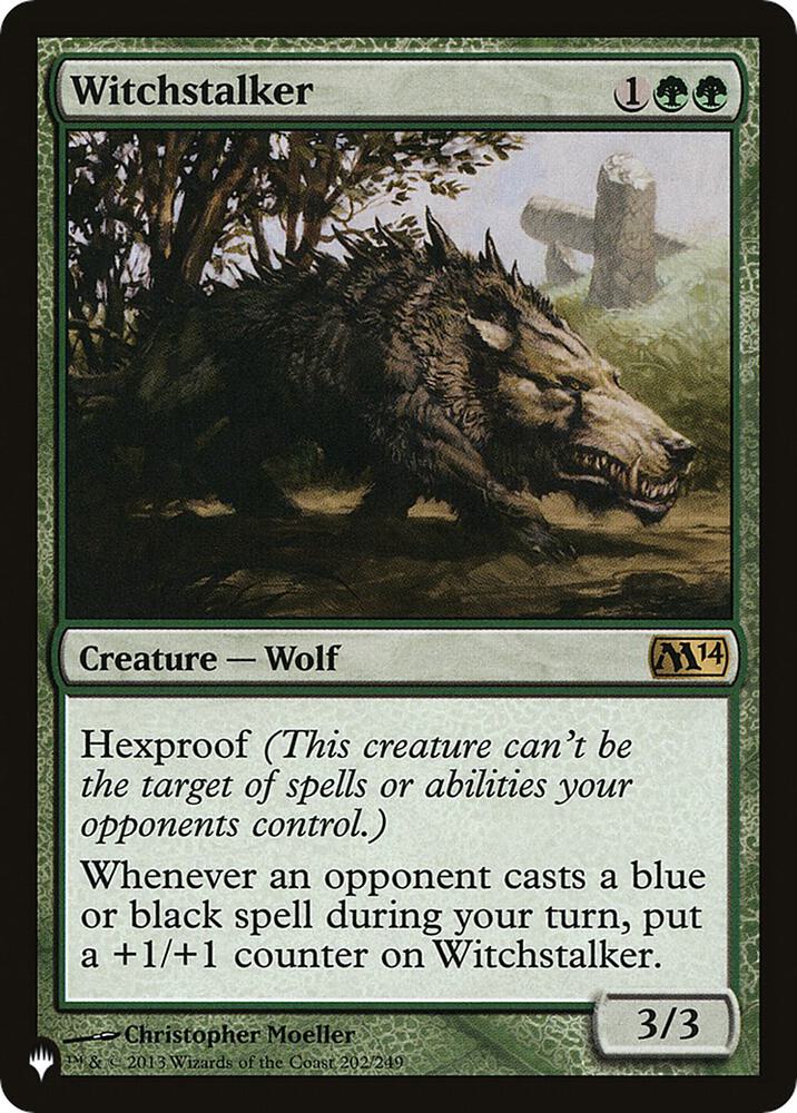 Witchstalker 202/249 card from The List Reprints