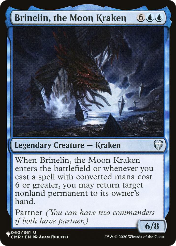 Brinelin, the Moon Kraken 060/361 card from The List Reprints