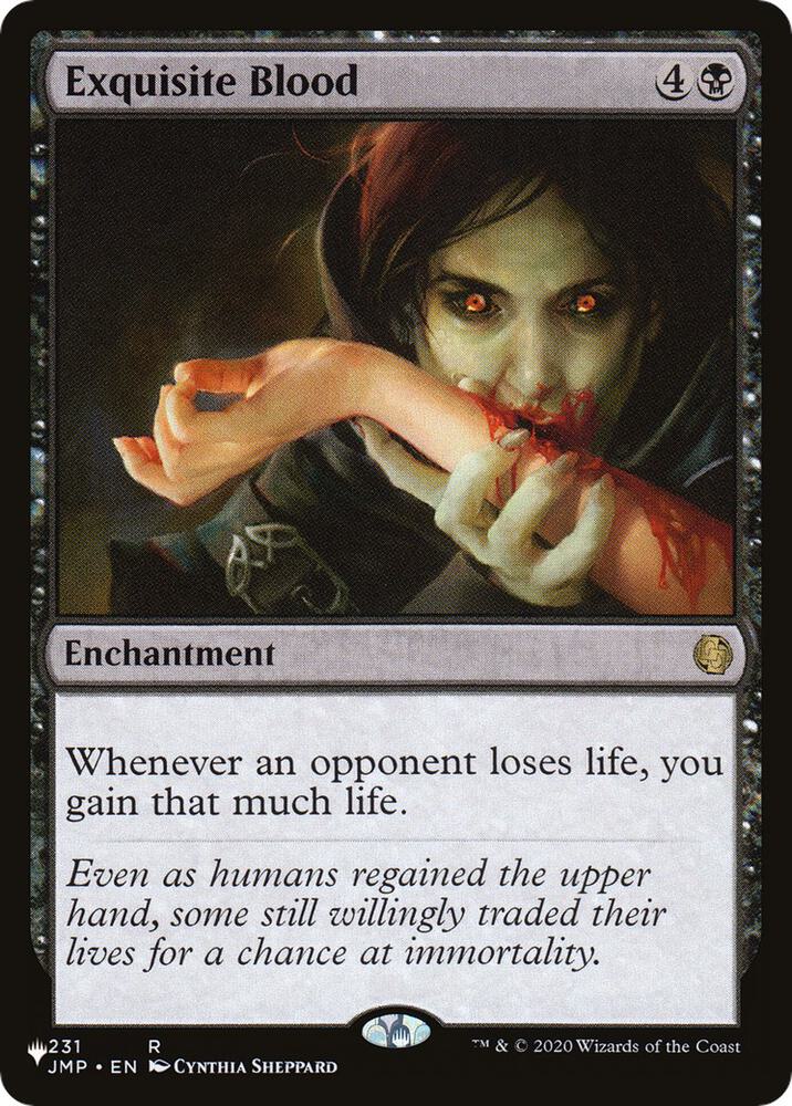 Exquisite Blood 231/078 card from The List Reprints