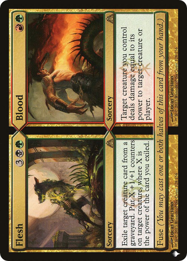 Flesh // Blood 128/156 card from The List Reprints