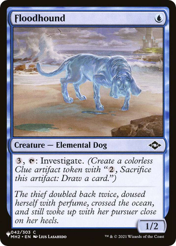 Floodhound 042/303 card from The List Reprints