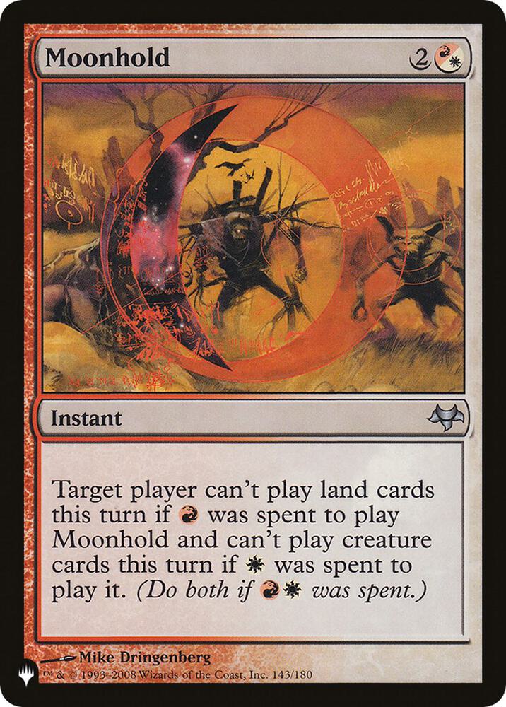 Moonhold 143/180 card from The List Reprints