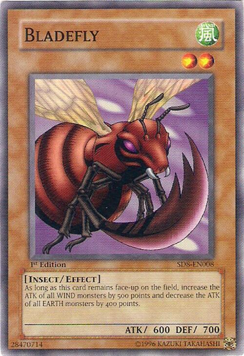 Bladefly SD8-EN008 card from Structure Deck: Lord of the Storm