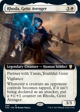 Rhoda, Geist Avenger (Extended Art) 46 card from Commander: Innistrad: Crimson Vow