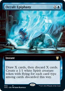 Occult Epiphany (Extended Art) 52 card from Commander: Innistrad: Crimson Vow