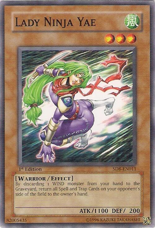 Lady Ninja Yae SD8-EN011 card from Structure Deck: Lord of the Storm