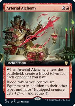 Arterial Alchemy (Extended Art) 61 card from Commander: Innistrad: Crimson Vow