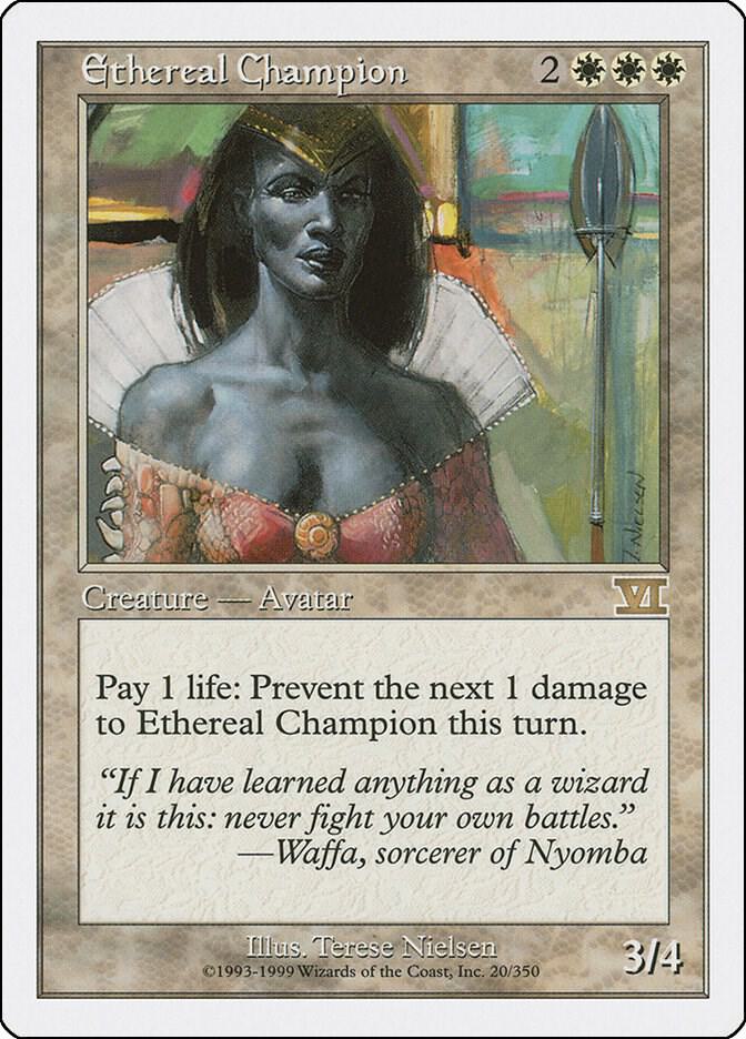 Ethereal Champion 20 card from Classic Sixth Edition