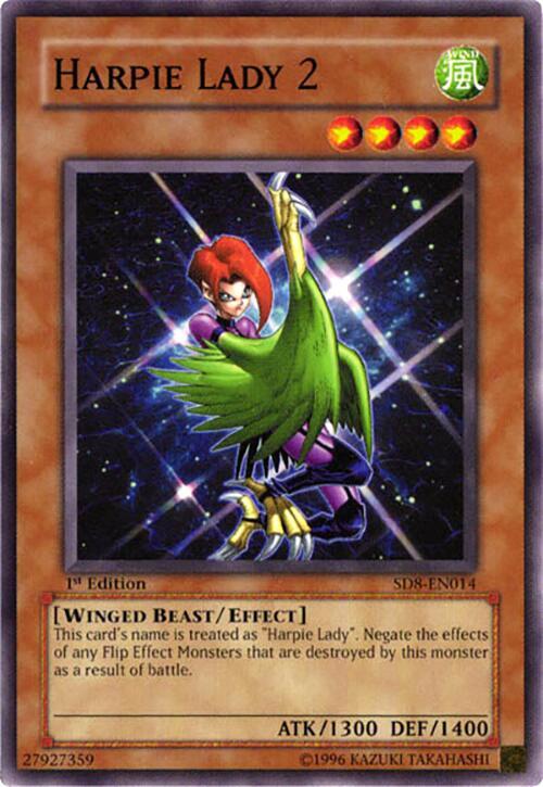 Harpie Lady 2 SD8-EN014 card from Structure Deck: Lord of the Storm